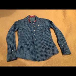 Cinch women’s long sleeve button down shirt